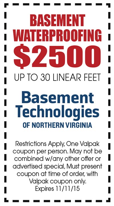 BASEMENT WATERPROOFING $2500